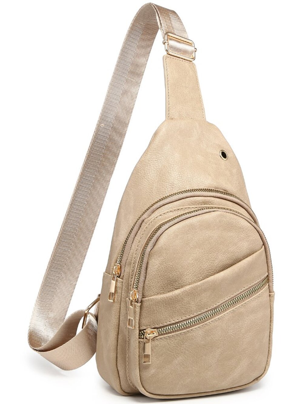 Fashion Sling Backpack - Stone